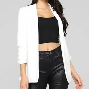 Fashion Nova White blazer